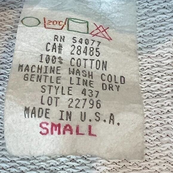 Vintage Jacket Sailboats Sailing Hoodie Zip Novelty Vacation Cruise Small - Picture 7 of 8